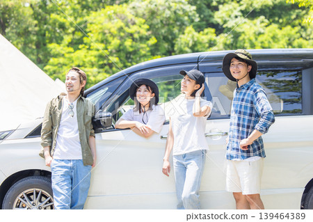 Young people enjoying driving 139464389
