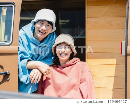 Young people enjoying the sauna Young people enjoying the sauna 139464427