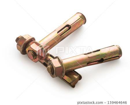 Anchor close-up on a white isolated background Anchor close-up on a white isolated background 139464646