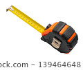 Construction tape measure clipping path isolated on white background 139464648