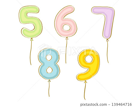 Number balloons Number balloons 139464716