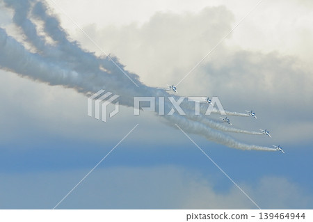 Blue sky and blue impulse 139464944
