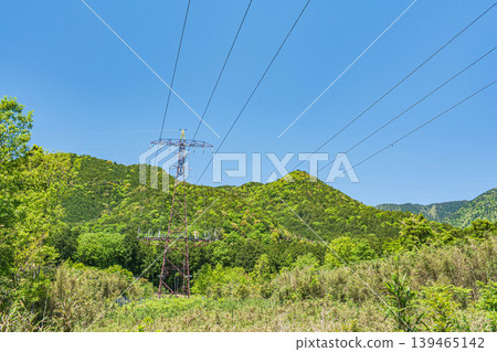 滋賀縣大津市厚生地區平町的里山景觀 滋賀縣大津市厚生地區平町的里山景觀 139465142