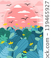 Plan design stately natural scenery, bird language flower fragrance 139465927