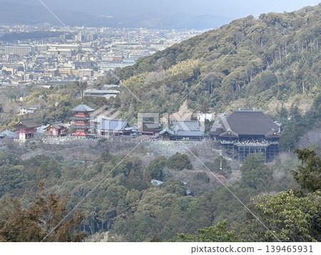 從豐國陵/京都東山看清水寺 從豐國陵/京都東山看清水寺 139465931