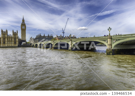 Westminster Bridge, Big Ben and the Parliament, London, England, UK Westminster Bridge, Big Ben and the Parliament, London, England, UK 139466534