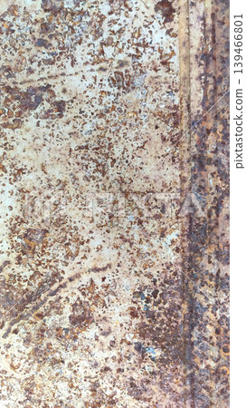Rusty textured metal background with layered corrosion and natural patterns. Suitable for creative projects, posters, and graphic design. Rusty textured metal background with layered corrosion and natural patterns. Suitable for creative projects, posters, and graphic design. 139466801