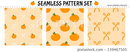 Pattern vector fruit seamless design with orange clementine and mandarin. Elements for vibrant bg drawing or cover summer illustration. Tree food set and wallpaper textile patterns. Pattern vector fruit seamless design with orange clementine and mandarin. Elements for vibrant bg drawing or cover summer illustration. Tree food set and wallpaper textile patterns. 139467505