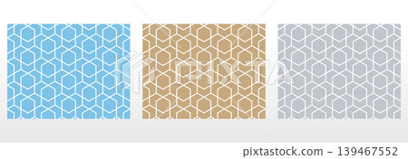 Set of abstract geometric patterns. Seamless vector backgrounds. Colored ornaments Graphic modern patterns Simple lattice graphic design Set of abstract geometric patterns. Seamless vector backgrounds. Colored ornaments Graphic modern patterns Simple lattice graphic design 139467552