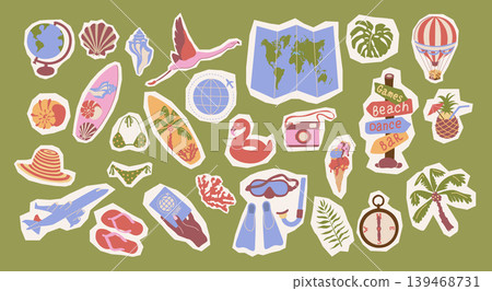Travel Sticker Set. Travel Sticker Set. 139468731