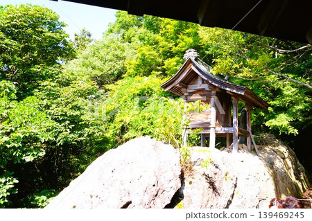 Yamadera, Godaido Hall, Shrine, Banji Bansaburo, Risshakuji Temple Yamadera, Godaido Hall, Shrine, Banji Bansaburo, Risshakuji Temple 139469245