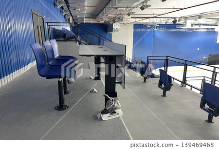 empty seats in the sport ice arena before game empty seats in the sport ice arena before game 139469468