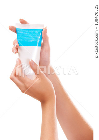 Woman, hands and lotion for skincare, cosmetics or beauty products in salon or spa treatment. Closeup of female person with jar or container of cream, SPF or anti aging for soft skin or moisturizer Woman, hands and lotion for skincare, cosmetics or beauty products in salon or spa treatment. Closeup of female person with jar or container of cream, SPF or anti aging for soft skin or moisturizer 139470325