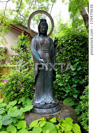 長峰寺、慈母觀音像、男國健行、長岡峽市 長峰寺、慈母觀音像、男國健行、長岡峽市 139470636
