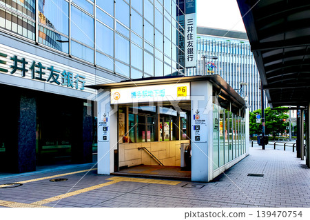 【福岡】博多初夏：清晨的博多站前 139470754