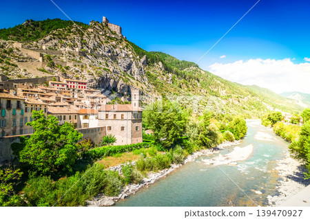 panorama of Entrevaux panorama of Entrevaux 139470927