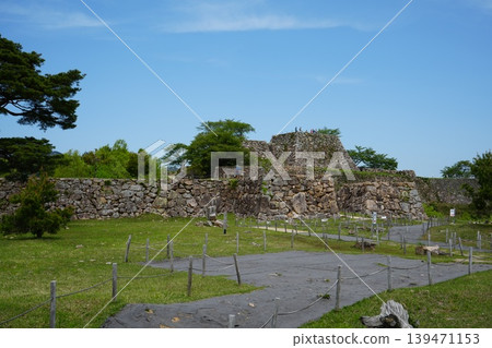 View from Takeda Castle Ruins, Hyogo Prefecture View from Takeda Castle Ruins, Hyogo Prefecture 139471153
