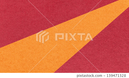 Abstract geometric wine red paper background with orange ray, macro texture for banner, template, presentation Abstract geometric wine red paper background with orange ray, macro texture for banner, template, presentation 139471328