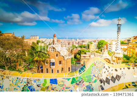 Park Guell, Barcelona Park Guell, Barcelona 139471361
