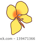 Simple illustration of yellow radish 139471366