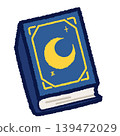 A simple illustration of a magic book (blue) 139472029