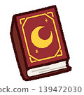 A simple illustration of a magic book (red) 139472030