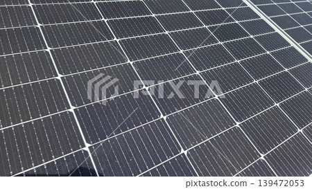 Closeup photovoltaic solar panel cells texture and pattern for energy background and technology detail design Closeup photovoltaic solar panel cells texture and pattern for energy background and technology detail design 139472053