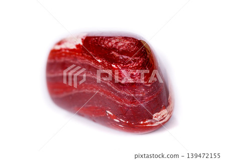 Macro mineral stone jasper "zebra iron" on a white background Macro mineral stone jasper "zebra iron" on a white background 139472155