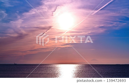 從千葉縣富浦鎮欣賞日落 139472693