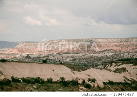 Baglidere White Love Valley in Cappadocia Turkey, landscape of mountains 139475487