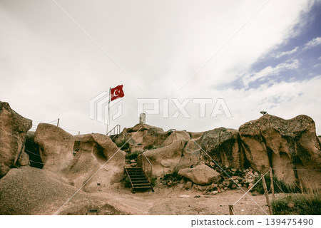Baglidere White Love Valley in Cappadocia Turkey, landscape of mountains Baglidere White Love Valley in Cappadocia Turkey, landscape of mountains 139475490