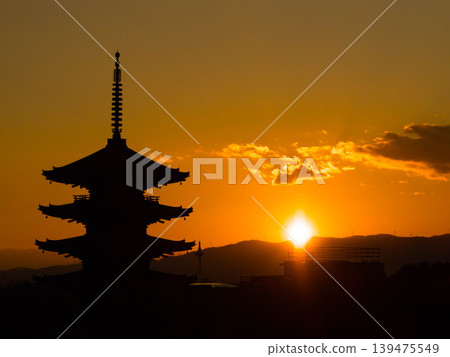 八坂五重塔與落日 八坂五重塔與落日 139475549