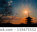 八坂五重塔與落日 139475552