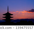 八坂五重塔與落日 139475557