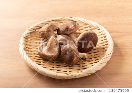 Fresh shiitake mushrooms grown on a substrate [Inoculated in Ishikawa Prefecture] [Harvested in Niigata Prefecture] 139475909