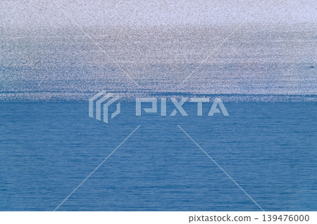 波光粼粼的海面與蔚藍的大海形成鮮明對比 139476000