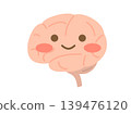 以大腦為主角的可愛插圖 139476120
