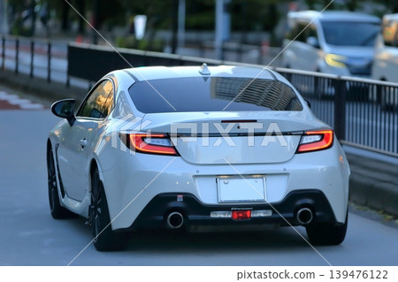 白色國產跑車形象 白色國產跑車形象 139476122