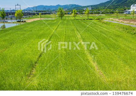 Rural landscape of Hira in the Kosei region, Otsu City, Shiga Prefecture 139476674