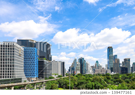 曼谷的城市景觀,綠意盎然 曼谷的城市景觀,綠意盎然 139477161