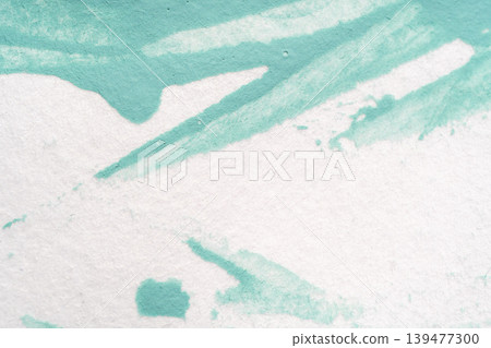 Background material with light blue paint on white paper 139477300