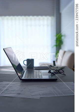 Program code displayed on the laptop screen Program code displayed on the laptop screen 139477396