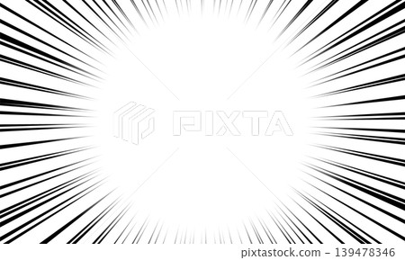 Irregular, manga-style speed lines: Vector background material for emphasis and impact, conveying a sense of speed. Irregular, manga-style speed lines: Vector background material for emphasis and impact, conveying a sense of speed. 139478346
