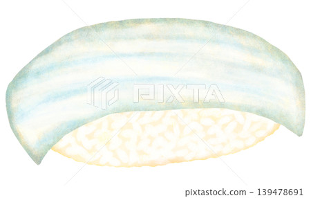 Squid sushi illustration Squid sushi illustration 139478691