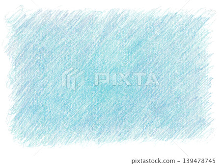 A hand-drawn light blue colored pencil drawing on a transparent background (png). A hand-drawn light blue colored pencil drawing on a transparent background (png). 139478745