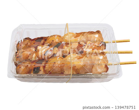 烤雞（雞腿肉配醬汁）- 密封包裝 139478751