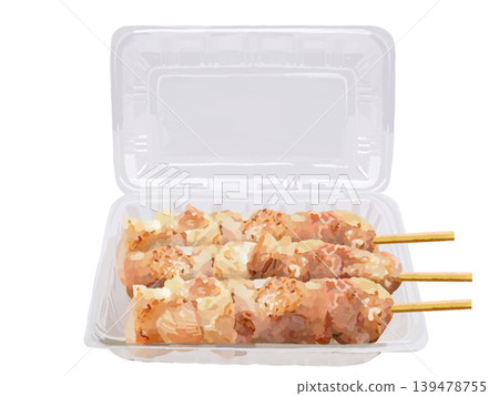 烤雞肉(鹽烤)包裝已打開 烤雞肉(鹽烤)包裝已打開 139478755