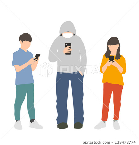 一幅插圖,描繪了一名年輕人與一名可疑人士之間因社交媒體而發生的衝突。 一幅插圖,描繪了一名年輕人與一名可疑人士之間因社交媒體而發生的衝突。 139478774