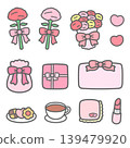 Cute Mother's Day illustration set 139479920