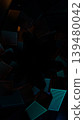 Into The Shadow Metal Box 02, mysterious blue geometric cubes in dark moody shadows, abstract background for technology product launch, futuristic concept for corporate and cinematic documentary. 139480042